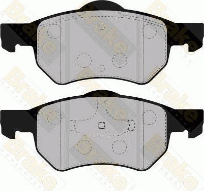 Brake Engineering PA1310 - Bremžu uzliku kompl., Disku bremzes autodraugiem.lv