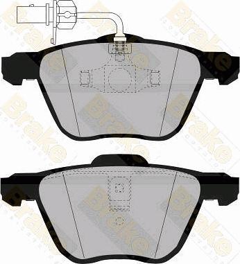 Brake Engineering PA1339 - Bremžu uzliku kompl., Disku bremzes autodraugiem.lv