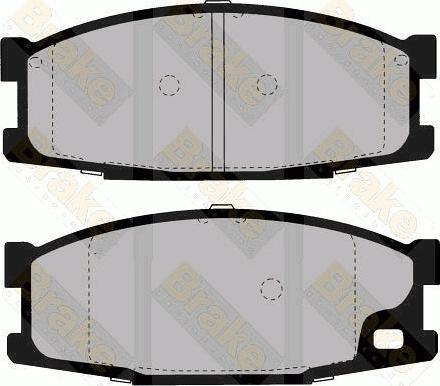 Brake Engineering PA1373 - Bremžu uzliku kompl., Disku bremzes autodraugiem.lv