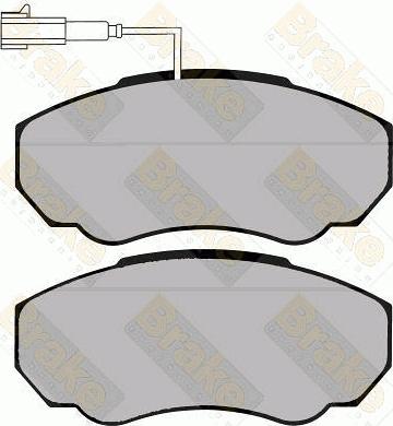 Brake Engineering PA1285 - Bremžu uzliku kompl., Disku bremzes autodraugiem.lv