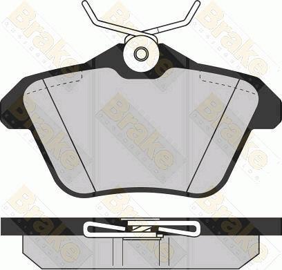 Brake Engineering PA1236 - Bremžu uzliku kompl., Disku bremzes autodraugiem.lv