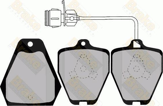 Brake Engineering PA1229 - Bremžu uzliku kompl., Disku bremzes autodraugiem.lv