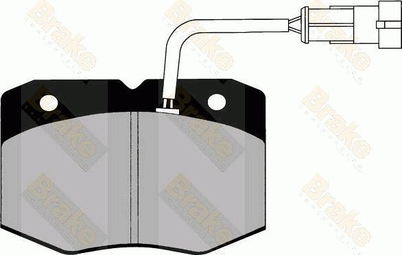 Brake Engineering PA1276 - Bremžu uzliku kompl., Disku bremzes autodraugiem.lv