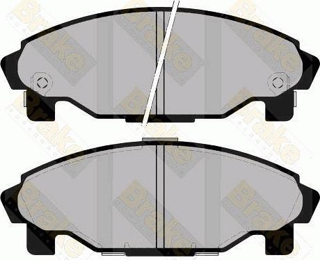 Brake Engineering PA1271 - Bremžu uzliku kompl., Disku bremzes autodraugiem.lv