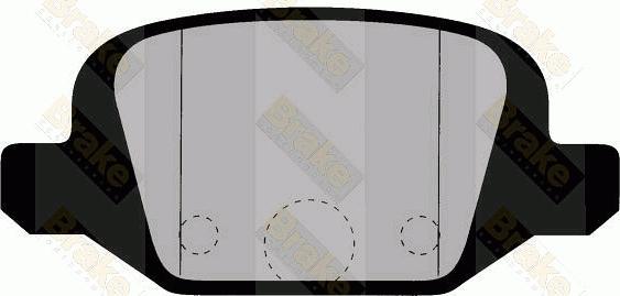 Brake Engineering PA1273 - Bremžu uzliku kompl., Disku bremzes autodraugiem.lv