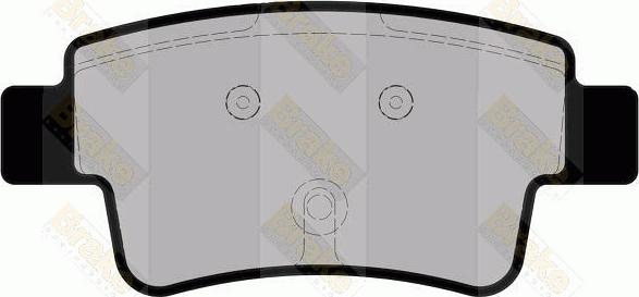 Brake Engineering PA1768 - Bremžu uzliku kompl., Disku bremzes autodraugiem.lv