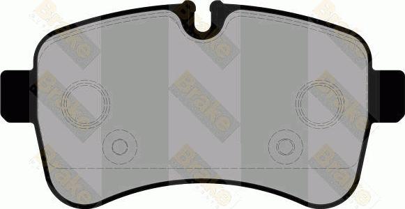 Brake Engineering PA1787 - Bremžu uzliku kompl., Disku bremzes autodraugiem.lv