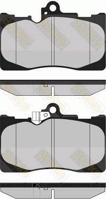 Brake Engineering PA1723 - Bremžu uzliku kompl., Disku bremzes autodraugiem.lv