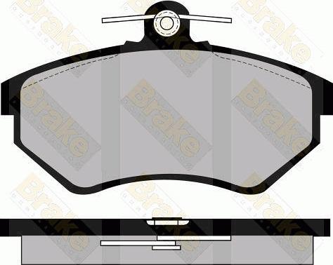 Brake Engineering PA819 - Bremžu uzliku kompl., Disku bremzes autodraugiem.lv