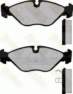 Brake Engineering PA818 - Bremžu uzliku kompl., Disku bremzes autodraugiem.lv