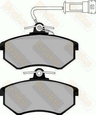 Brake Engineering PA870 - Bremžu uzliku kompl., Disku bremzes autodraugiem.lv