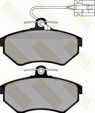 Brake Engineering PA872 - Bremžu uzliku kompl., Disku bremzes autodraugiem.lv