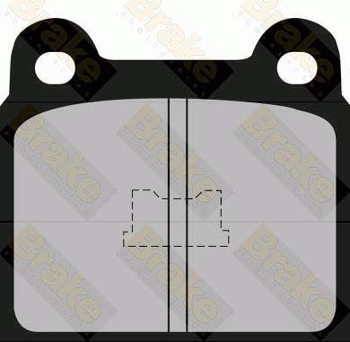 Brake Engineering PA305 - Bremžu uzliku kompl., Disku bremzes autodraugiem.lv