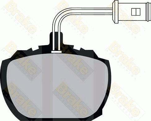 Brake Engineering PA319 - Bremžu uzliku kompl., Disku bremzes autodraugiem.lv