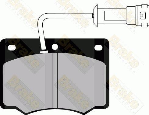 Brake Engineering PA336 - Bremžu uzliku kompl., Disku bremzes autodraugiem.lv