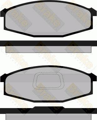 TOMEX brakes TX 11-69 - Bremžu uzliku kompl., Disku bremzes autodraugiem.lv