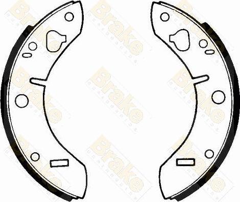 Brake Engineering SH1055 - Bremžu loku komplekts autodraugiem.lv