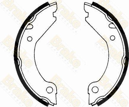 Brake Engineering SH1204 - Bremžu loku kompl., Stāvbremze autodraugiem.lv