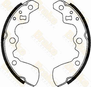 Brake Engineering SH2428 - Bremžu loku komplekts autodraugiem.lv