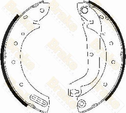 Brake Engineering SH2472 - Bremžu loku komplekts autodraugiem.lv