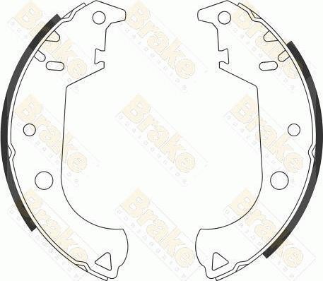 Brake Engineering SH2596 - Bremžu loku komplekts autodraugiem.lv