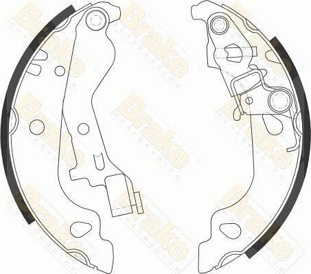 Brake Engineering SH2558 - Bremžu loku komplekts autodraugiem.lv