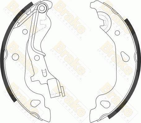 Brake Engineering SH2557 - Bremžu loku komplekts autodraugiem.lv