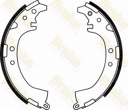 Brake Engineering SH2532 - Bremžu loku komplekts autodraugiem.lv