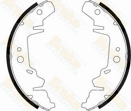 Brake Engineering SH2527 - Bremžu loku komplekts autodraugiem.lv