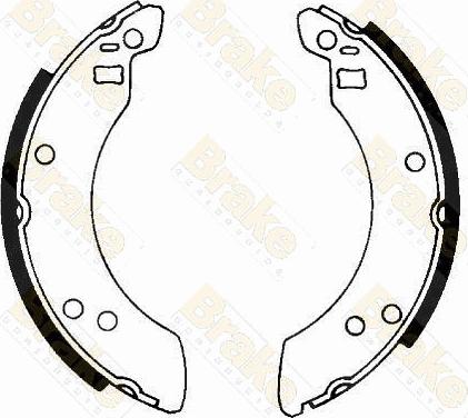 Brake Engineering SH2125 - Bremžu loku komplekts autodraugiem.lv