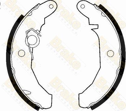 Brake Engineering SH2179 - Bremžu loku komplekts autodraugiem.lv