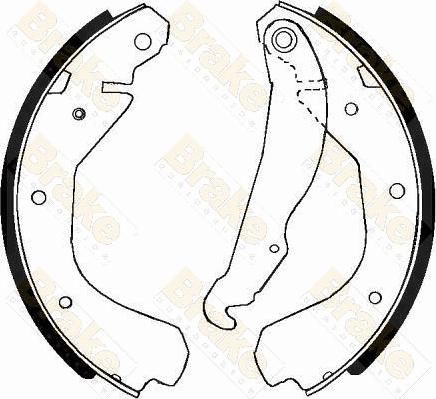 Brake Engineering SH2214 - Bremžu loku komplekts autodraugiem.lv