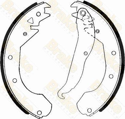 Brake Engineering SH2211 - Bremžu loku komplekts autodraugiem.lv