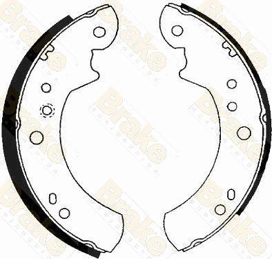 Brake Engineering SH2222 - Bremžu loku komplekts autodraugiem.lv