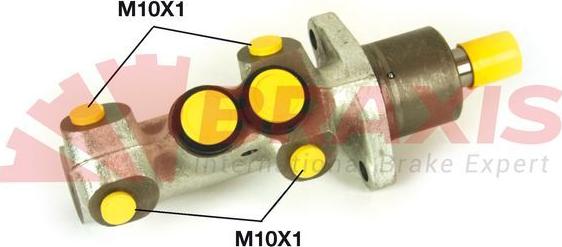 Braxis AJ0086 - Galvenais bremžu cilindrs autodraugiem.lv