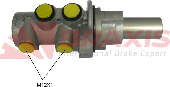 Braxis AJ0133 - Galvenais bremžu cilindrs autodraugiem.lv