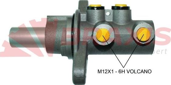 Braxis AJ0203 - Galvenais bremžu cilindrs autodraugiem.lv