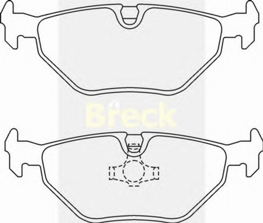 Breck 20180 00 - Bremžu uzliku kompl., Disku bremzes autodraugiem.lv