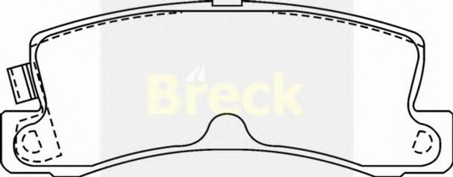 Breck 21833 10 C - Bremžu uzliku kompl., Disku bremzes autodraugiem.lv