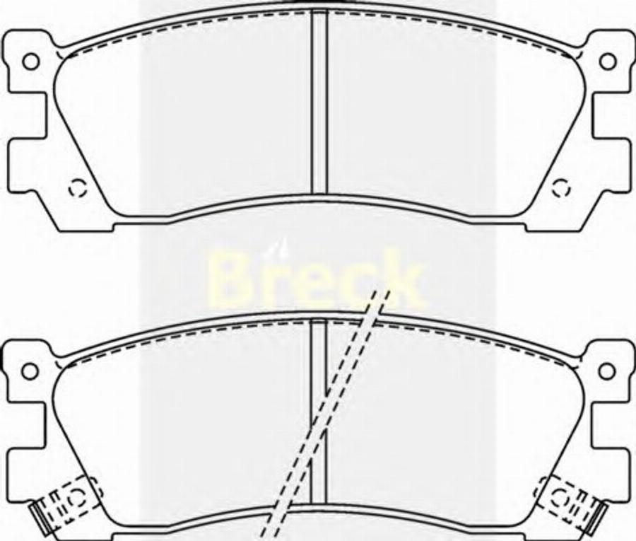 Breck 21320 00 C - Bremžu uzliku kompl., Disku bremzes autodraugiem.lv