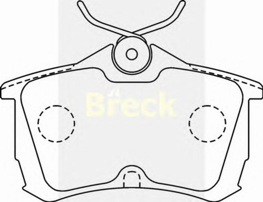 Breck 2352700C - Bremžu uzliku kompl., Disku bremzes autodraugiem.lv