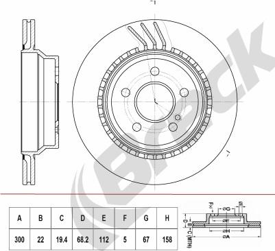 Maxtech 873589.6060 - Bremžu diski autodraugiem.lv