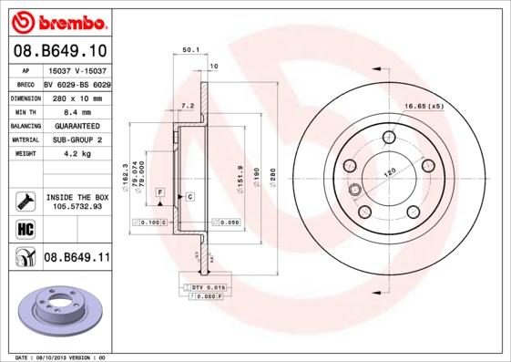 Breco BS 6029 - Bremžu diski autodraugiem.lv