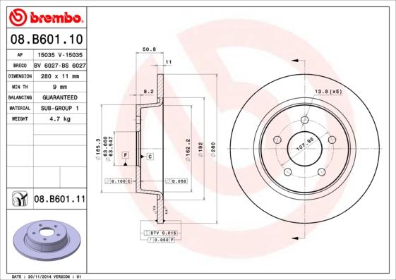 Breco BS 6027 - Bremžu diski autodraugiem.lv