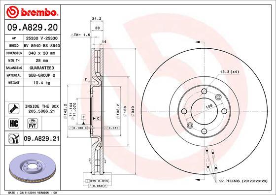 Breco BS 8940 - Bremžu diski autodraugiem.lv
