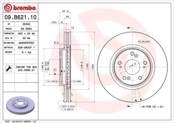 Breco BS 8950 - Bremžu diski autodraugiem.lv