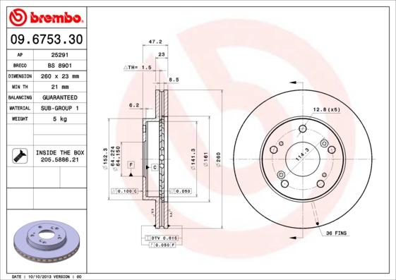 Breco BS 8901 - Bremžu diski autodraugiem.lv