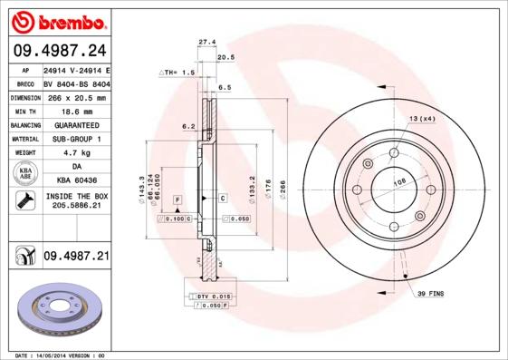 Breco BS 8404 - Bremžu diski autodraugiem.lv
