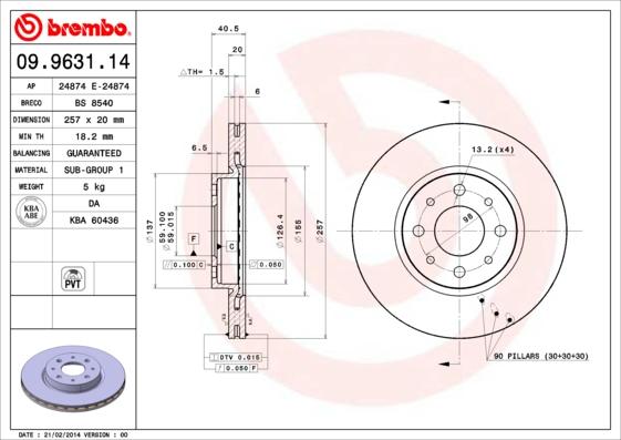 Breco BS 8540 - Bremžu diski autodraugiem.lv
