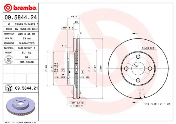 Breco BS 8548 - Bremžu diski autodraugiem.lv